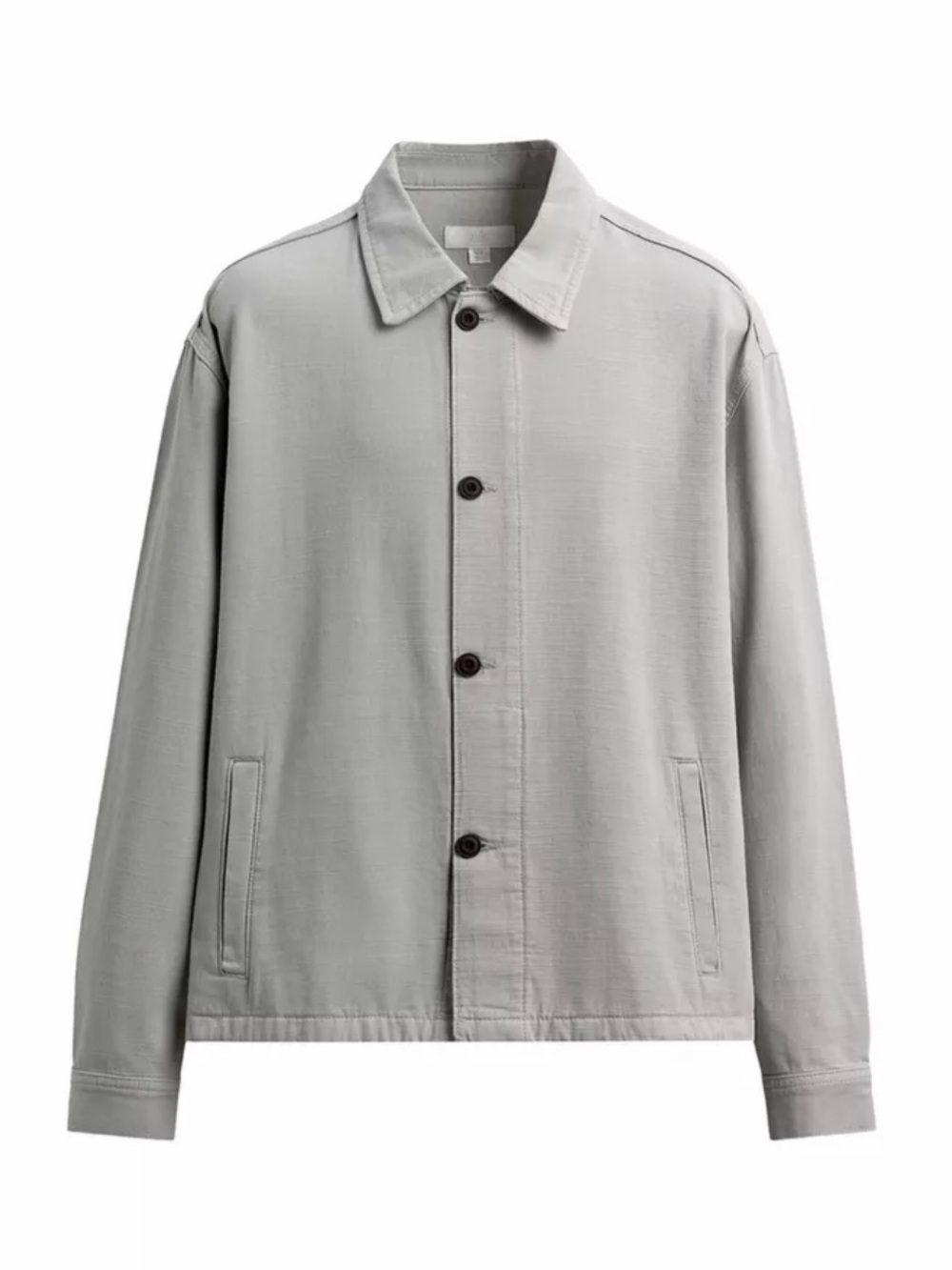 Zara HERRINGBONE BOXY FIT OVERSHIRT LARGE